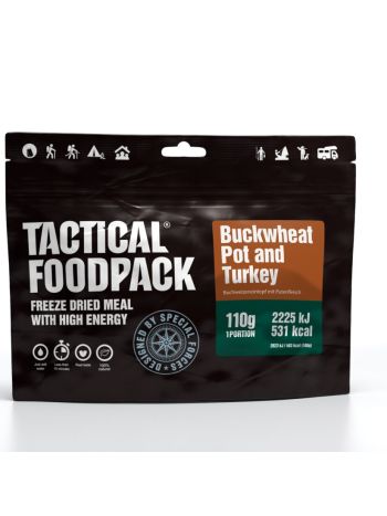 Tactical Foodpack Buckwheat Pot and Turkey 110g