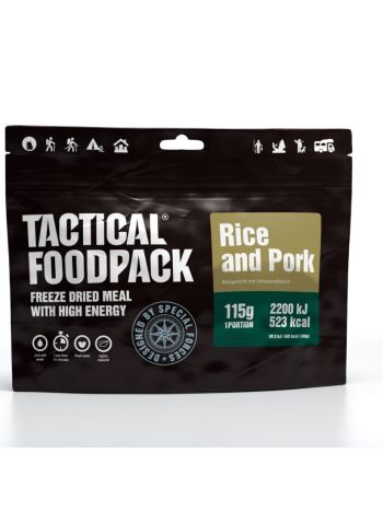 Tactical Foodpack Rice and Pork 115g