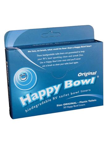Happy Bowl Toilet Liners - 50 Pack