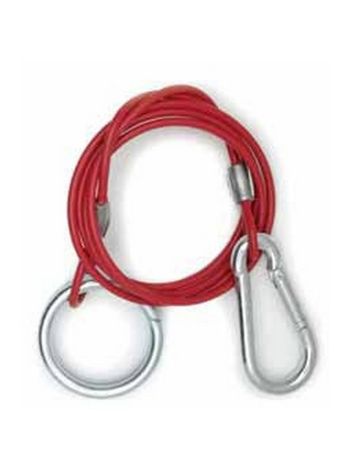 Plastic Coated Breakaway Cable With Split Ring